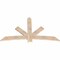 Ekena Millwork Alberta Smooth Timber Gable Bracket, Douglas Fir, 72"W x 42"H x 1 1/2"D x 5 1/2"F, 14/12 Pitch GBW072X42X0206ALB00SDF - alternate 5